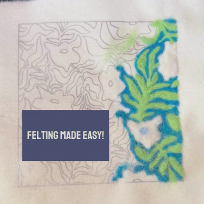 Bold Summer Blooms Needle Felting Kit