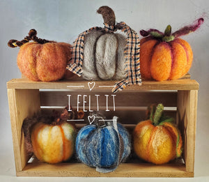 Create Felted Pumpkins for Fall | Thursday October 26