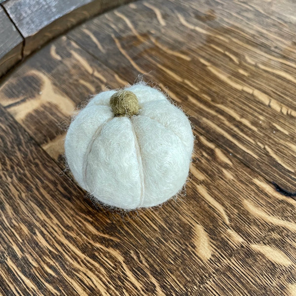 Felted Pumpkin Soaps