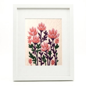 Rhododendron- Felted Art