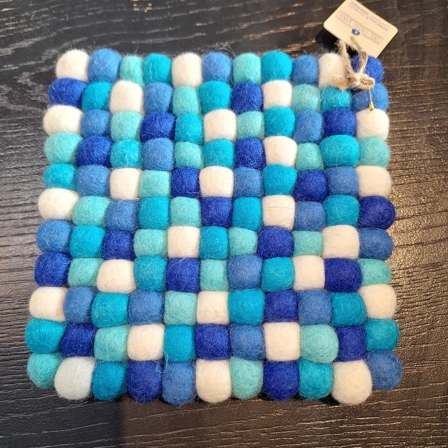 Traditional Felted Wool Trivets - Handmade - Round, Square, Colorful & Neutral!