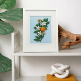 Orange Blossom - Felted Art