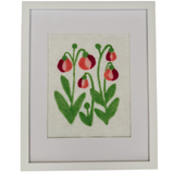 Lady's Slipper - Felted Art