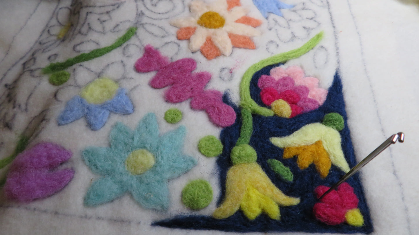 Spring Garden Tapestry Needle Felting Kit