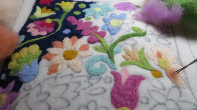 Spring Garden Tapestry Needle Felting Kit