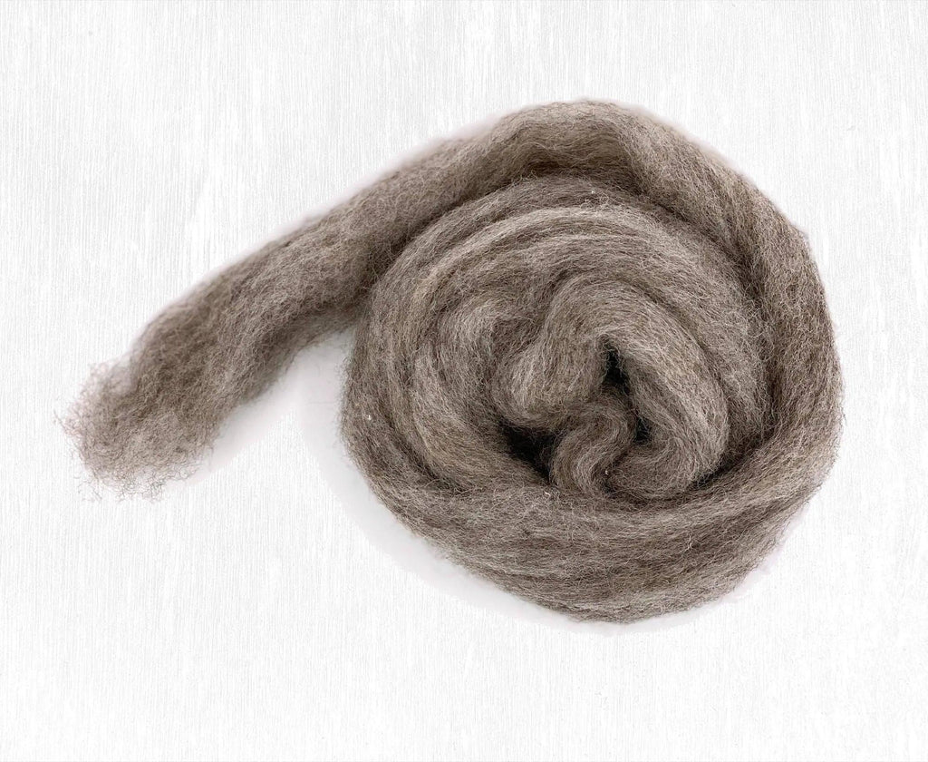 Squirrel Carded Corriedale Felting Wool