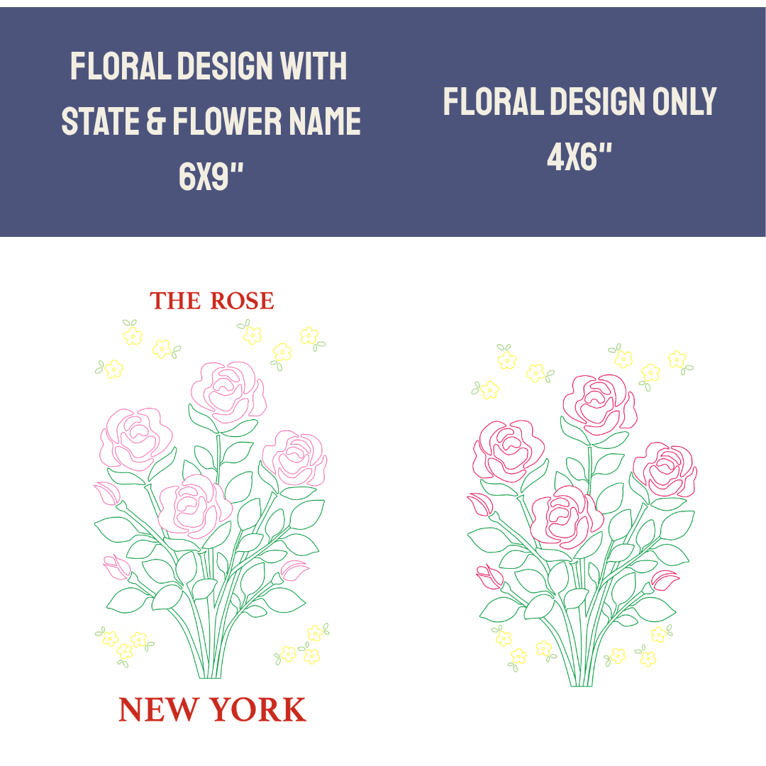 New York Rose- State Flower Collection