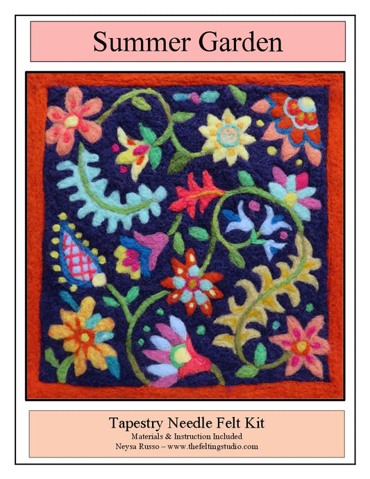 Summer Garden Tapestry Needle Felting Kit