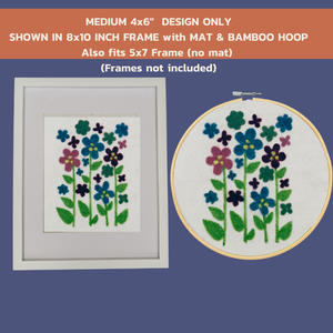 Wood Violet - Felted Art