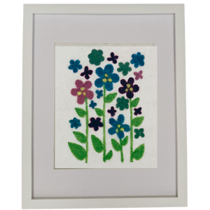 Wood Violet - Felted Art