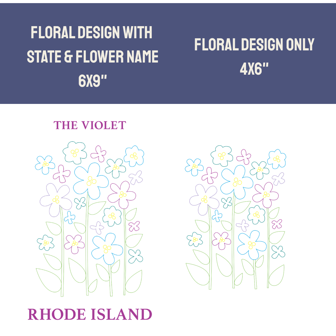 Rhode Island Violet - State Flower Collection