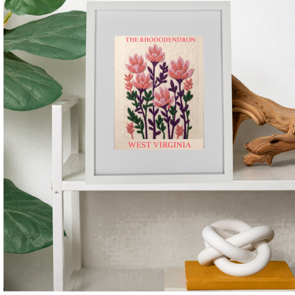 West Virginia Rhododendron - State Flower Collection