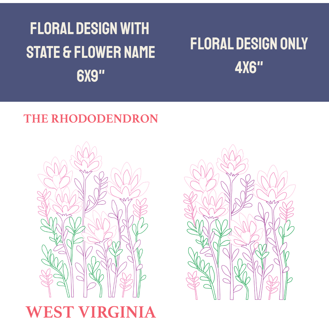 West Virginia Rhododendron - State Flower Collection