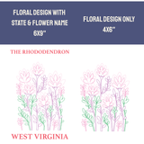 West Virginia Rhododendron - State Flower Collection