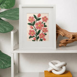 Wild Rose- Felted Art