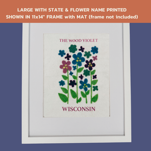 Wisconsin Wood Violet - State Flower Collection