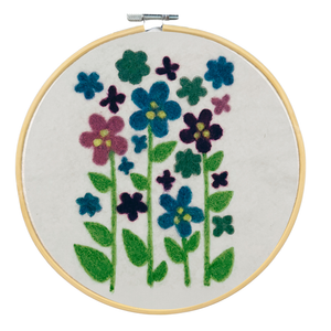 Wood Violet - Felted Art