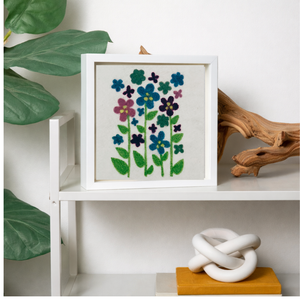 Wood Violet - Felted Art