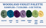 Woodland Violet Wool Sampler Palette
