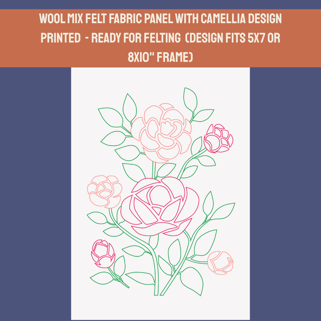 Camellia - Felted Art