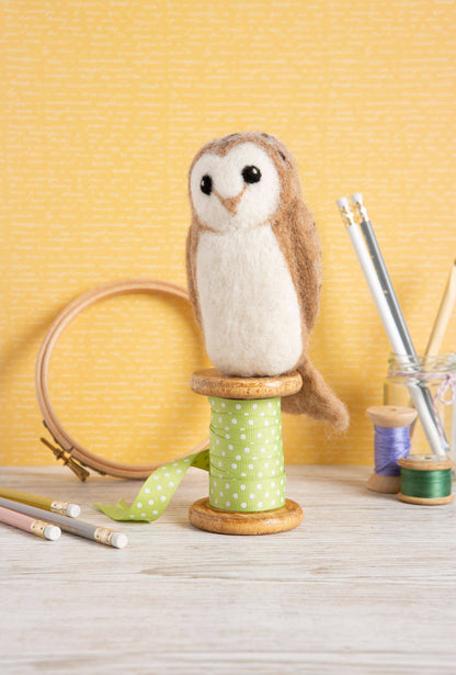 Barn Owl Needle Felting Kit