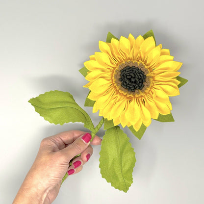 🎀 Sale! Felt Sunflower Flower Craft Kit