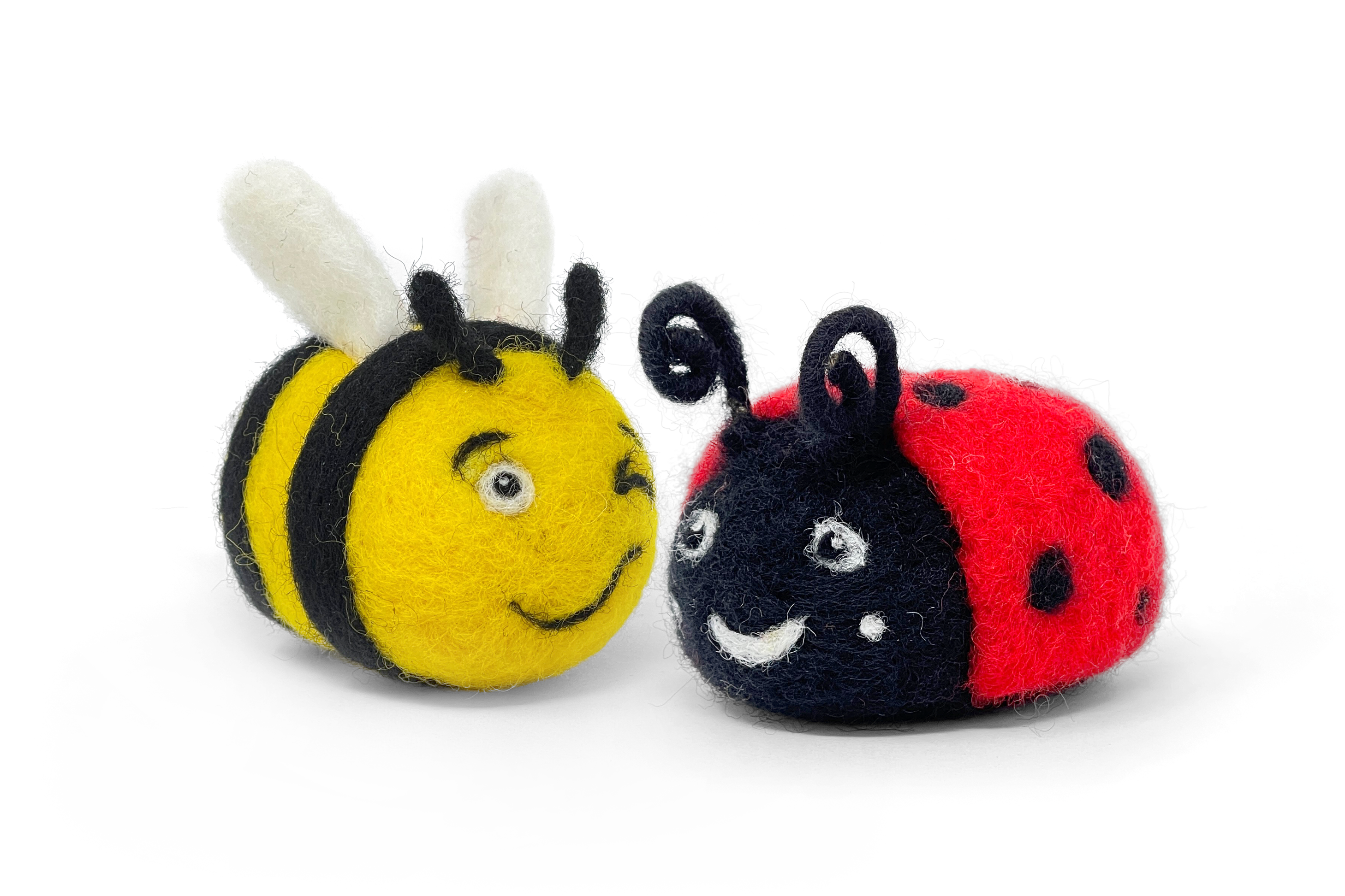 Beastie Buddies Bee & Lady Bug Needle Felting Craft Kit