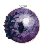 Paint with Wool: Wise Old Owl in a Hoop Needle Felt Craft Kit