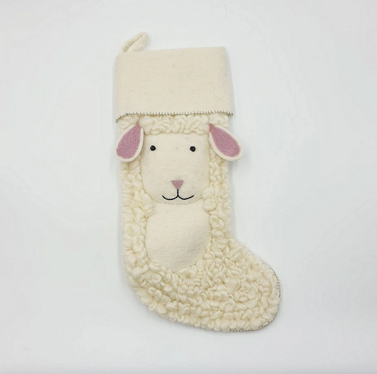 Shirley Sheep Christmas Stocking