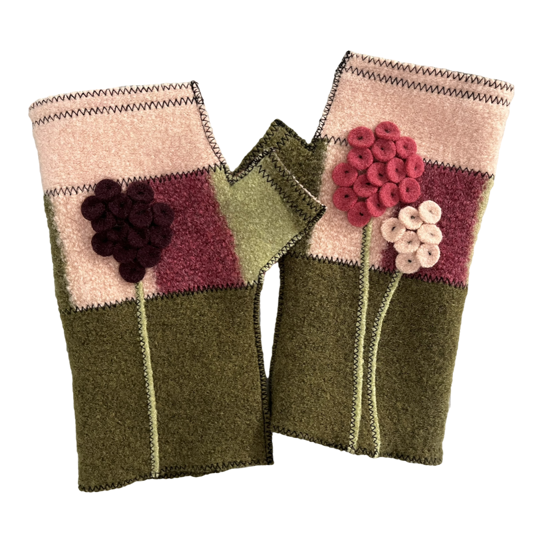 FG086 Blossom Fingerless Gloves