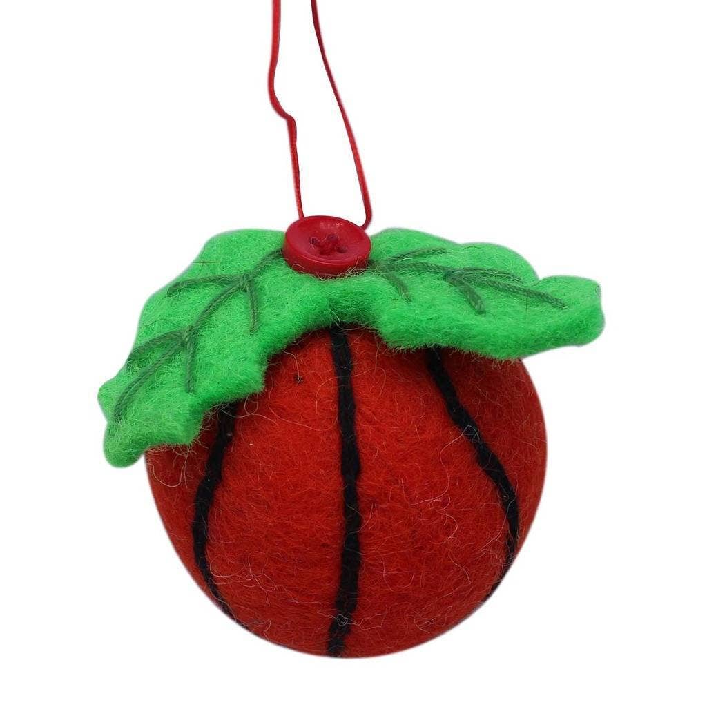 Basketball Felt Ornament