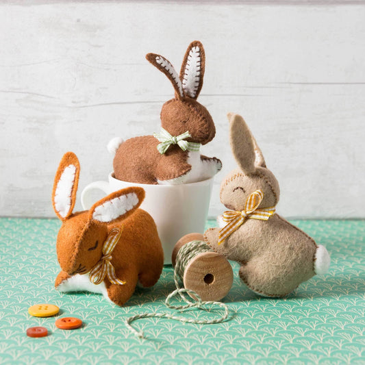 🎀 Sale! Bunnies  Felt Craft Kit