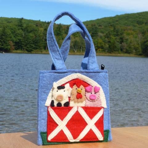 Handmade Felt Puppet Bags for Kids!