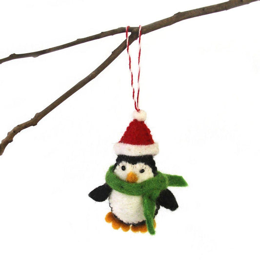 Penguin Felt Ornament