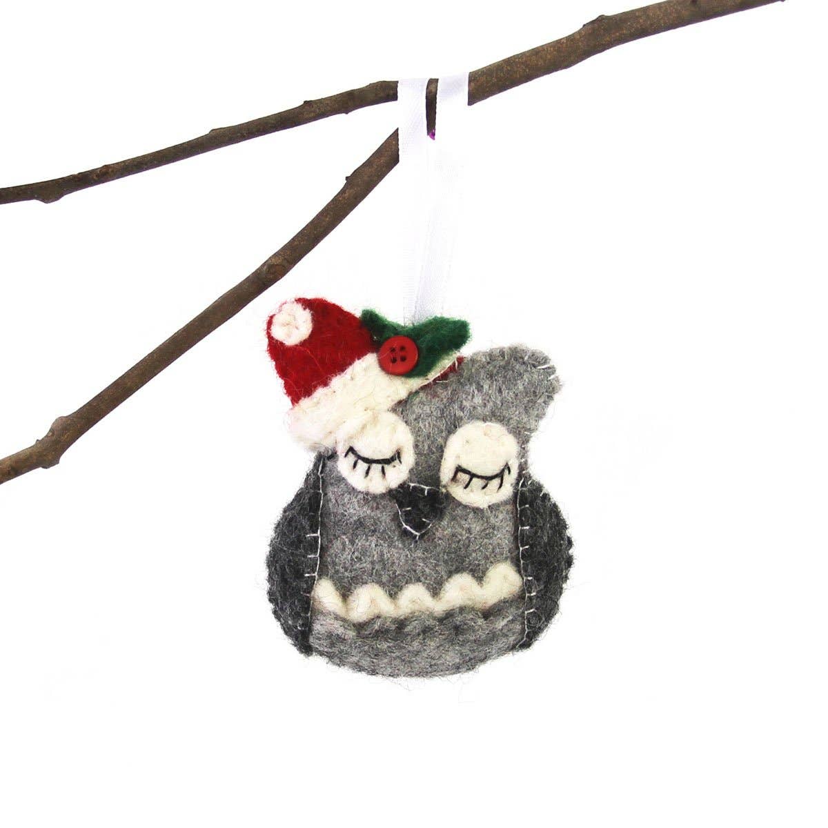 Owl Felt Ornament