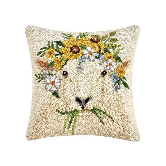 Spring Sheep Hook Pillow