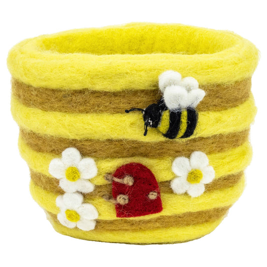 Honey Hive Felt Pot (Planter)