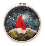 🎀 Sale! Nordic Gnomes in a Hoop Needle Felting Craft Kit