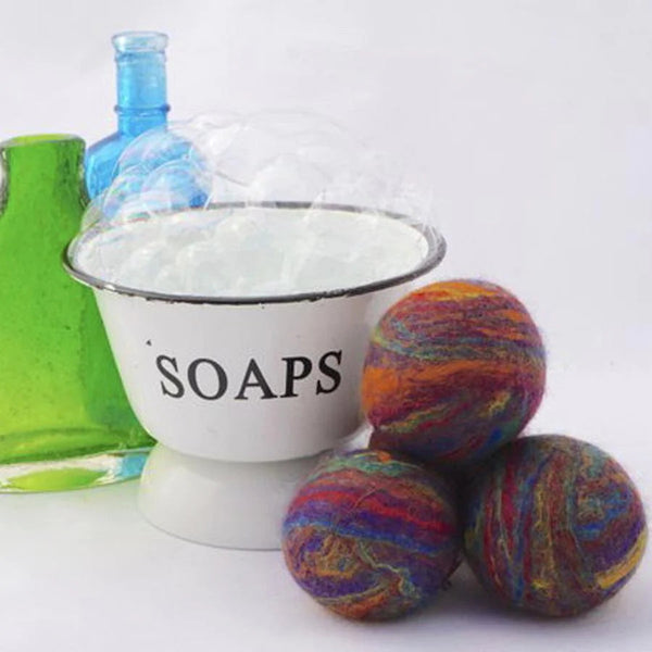 Felted Soap Balls - Handmade by Janet Marie Felts