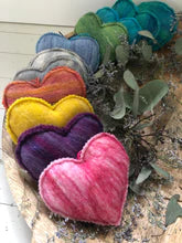 Felted Heart Soaps