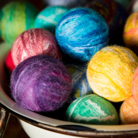 Felted Soap Balls - Handmade by Janet Marie Felts