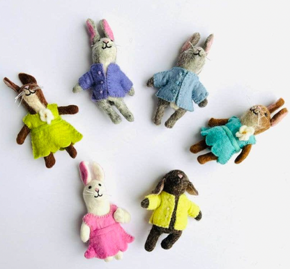 Felt Easter Bunny Doll