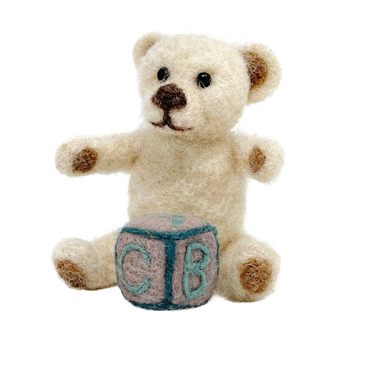 Little Teddy Needle Felting Craft Kit