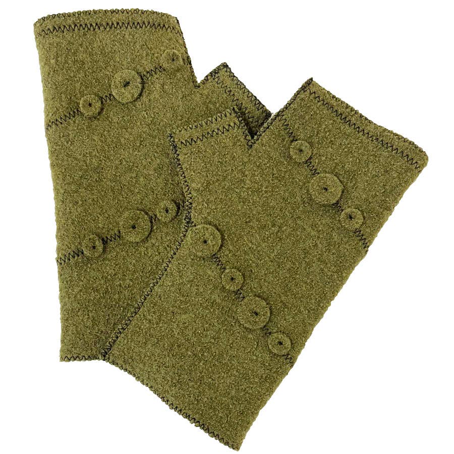 FG072 Moss Dot Fingerless Gloves