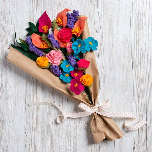 Felt Craft Kit - A Bouquet of Flowers