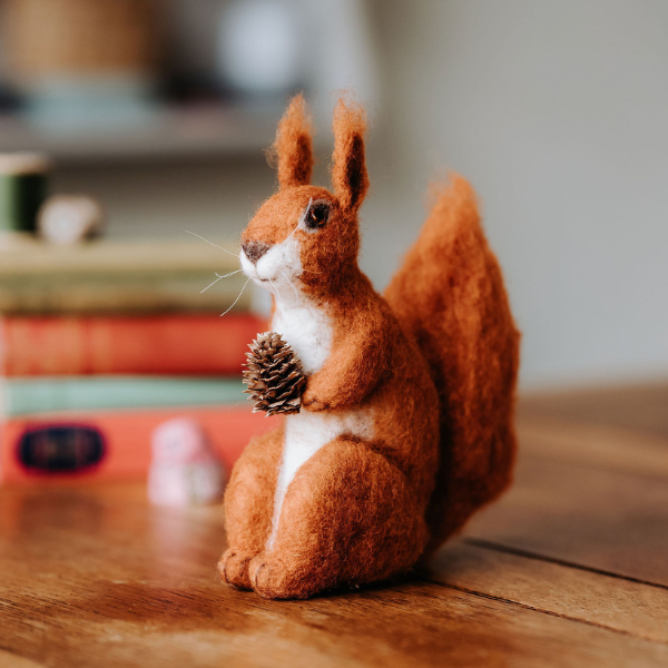 Highland Red Squirrel Needle Felting Craft Kit