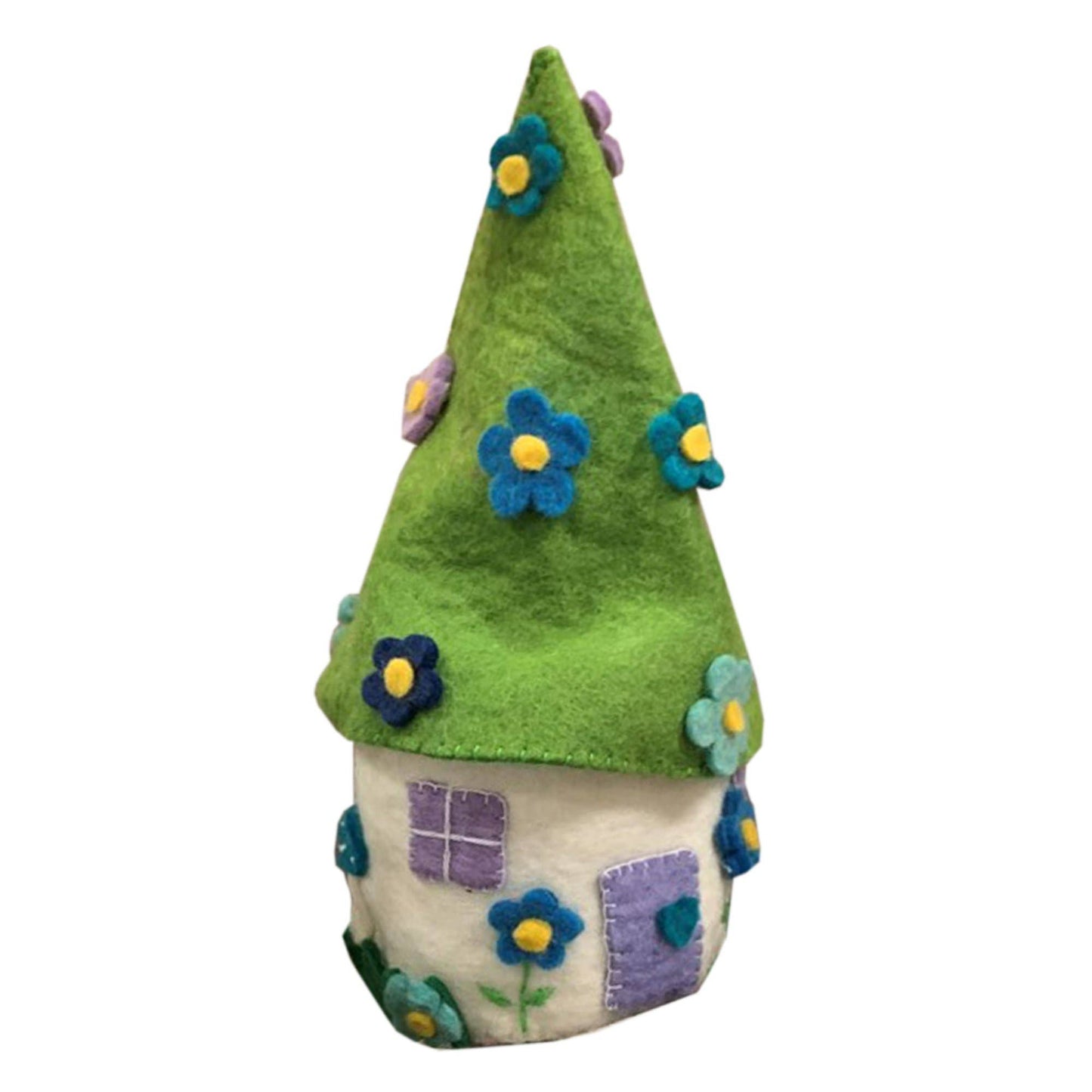 Blue Flower Felt Playhouse with fairy