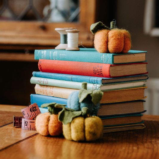 Woolly Pumpkins Needle Felting Craft Kit