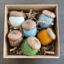 Felted Acorn Soap Set