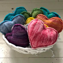 Felted Heart Soaps